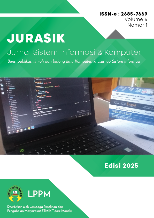 Lihat Vol 4 No 1 (2025): JURASIK (Jurnal Sistem Informasi dan Komputer)